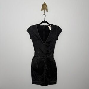 Diesel V-neck Denim Mini Dress M